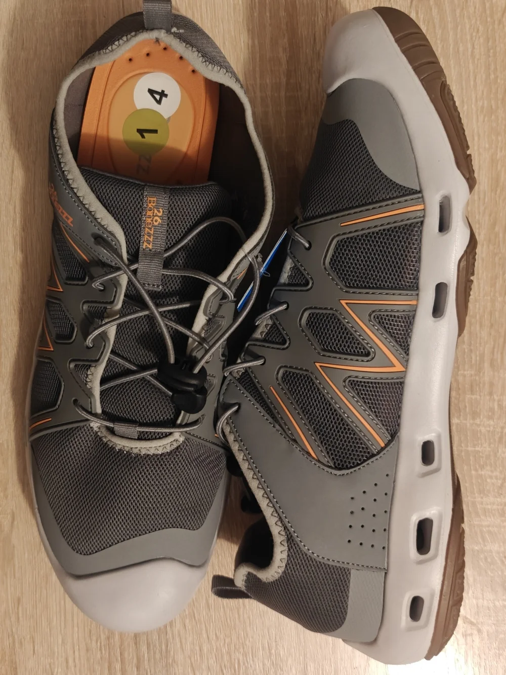Flozzz HydroPro Water Shoes Men's Size 14 Black Aqua Beach Swim Shoes